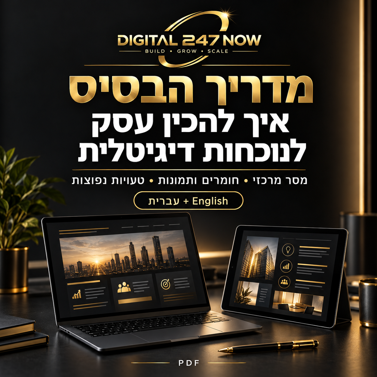 DIGITAL247NOW - מדריך הבסיס / Starter Guide - עברית + English