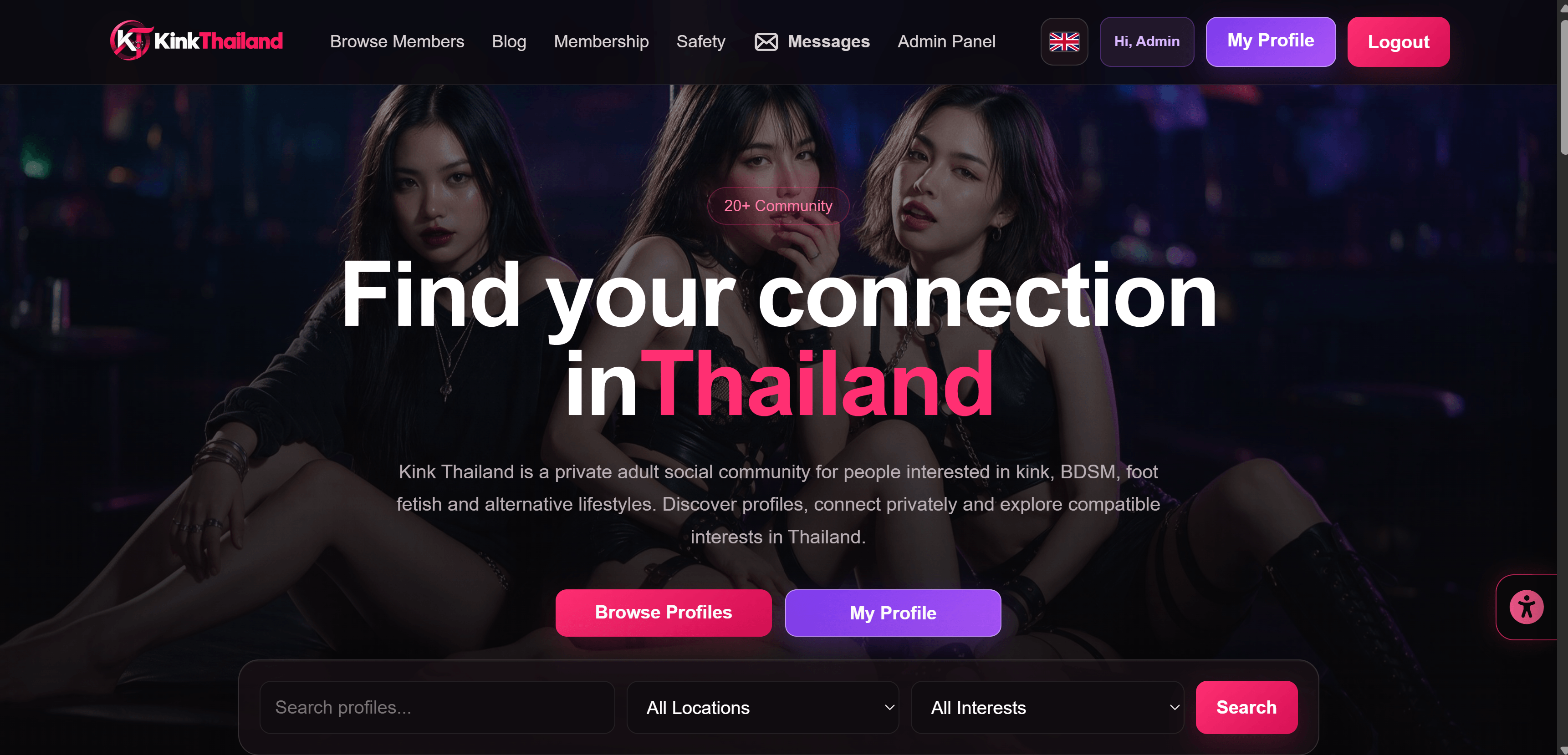 KinkThailand - Community Website